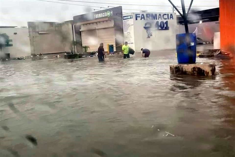 colonias ubicadas en zonas bajas fueron las más afectadas.