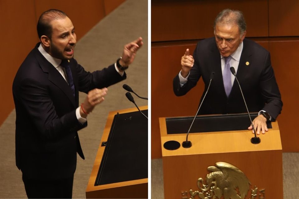 El debate de reforma judicial en Senado inició con un round entre Yunes Linares, padre de Yunes Márquez, y Marko Cortés, dirigente del PAN.