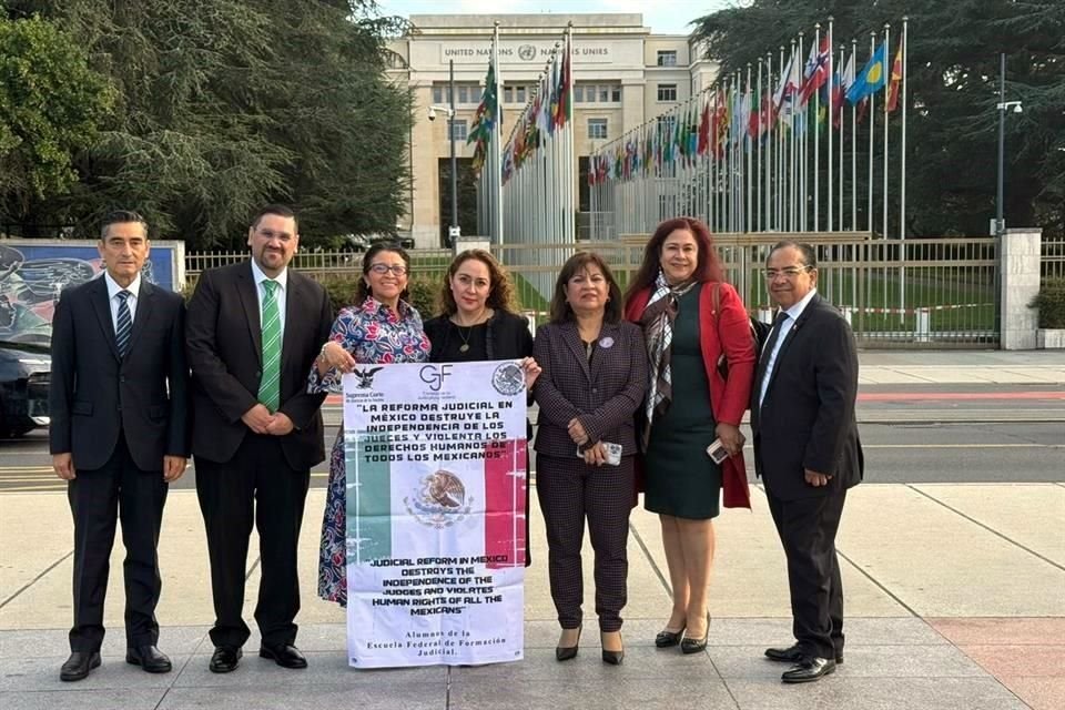 Al iniciar la 57 Sesión del Consejo de Derechos Humanos de la ONU en Ginebra, Suiza, la Juez federal Abigail Ocampo Álvarez, planteó las violaciones de la iniciativa presidencial.