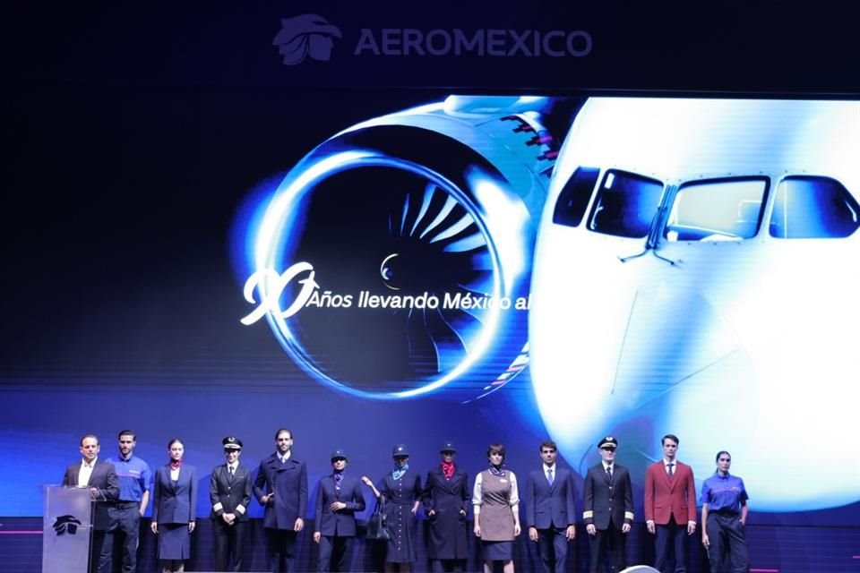 Aeroméxico celebra su 90 aniversario.