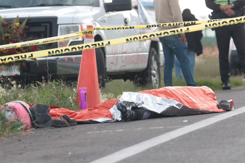 El accidente ocurrió en el kilómetro 5+740 de la Autopista Peñón-Texcoco.