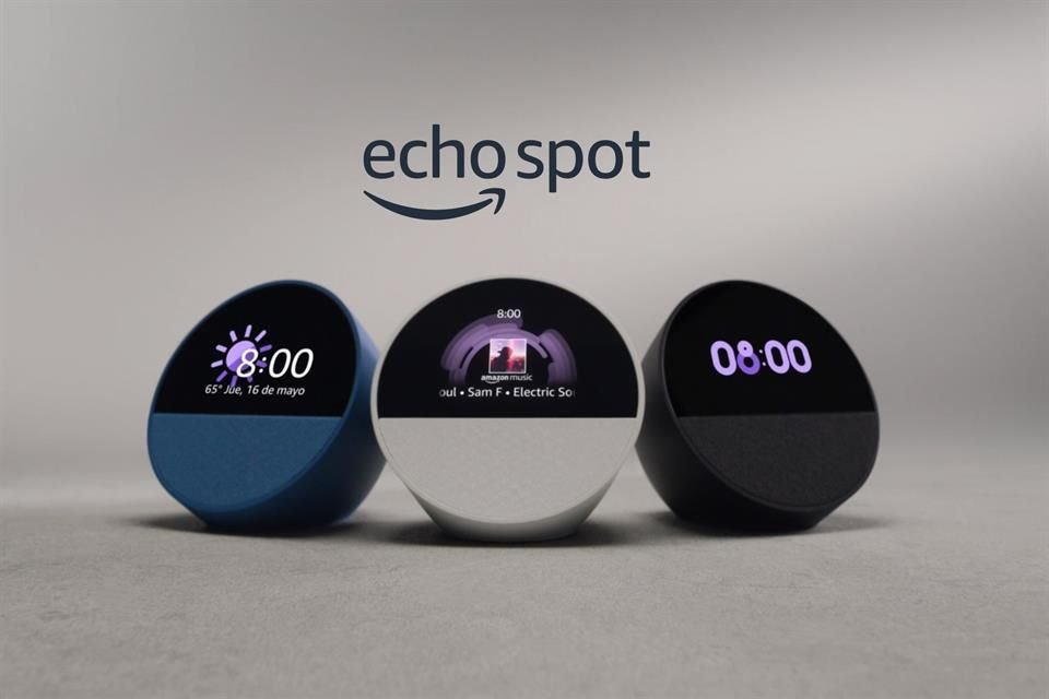 Amazon lanzó un nuevo modelo de Amazon Echo Spot a siete años del anuncio del primer modelo en 2017.