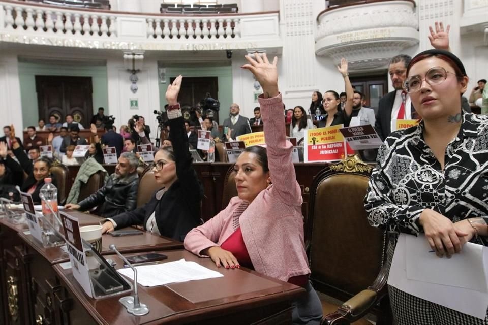 El Congreso local discute este jueves 12 de septiembre la minuta de la reforma al Poder Judicial. 