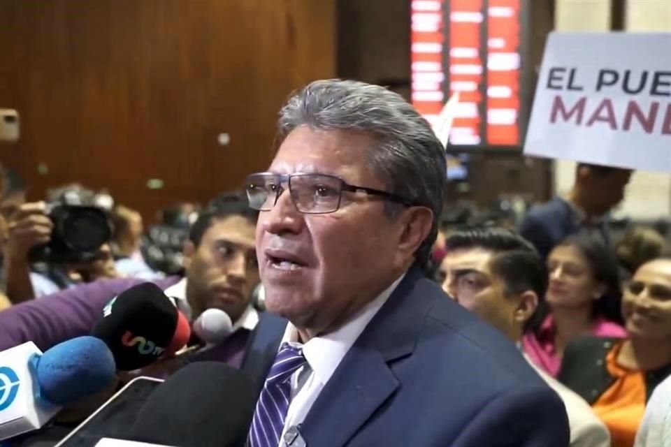 Ricardo Monreal, coordinador de Morena en la Cámara de Diputados.