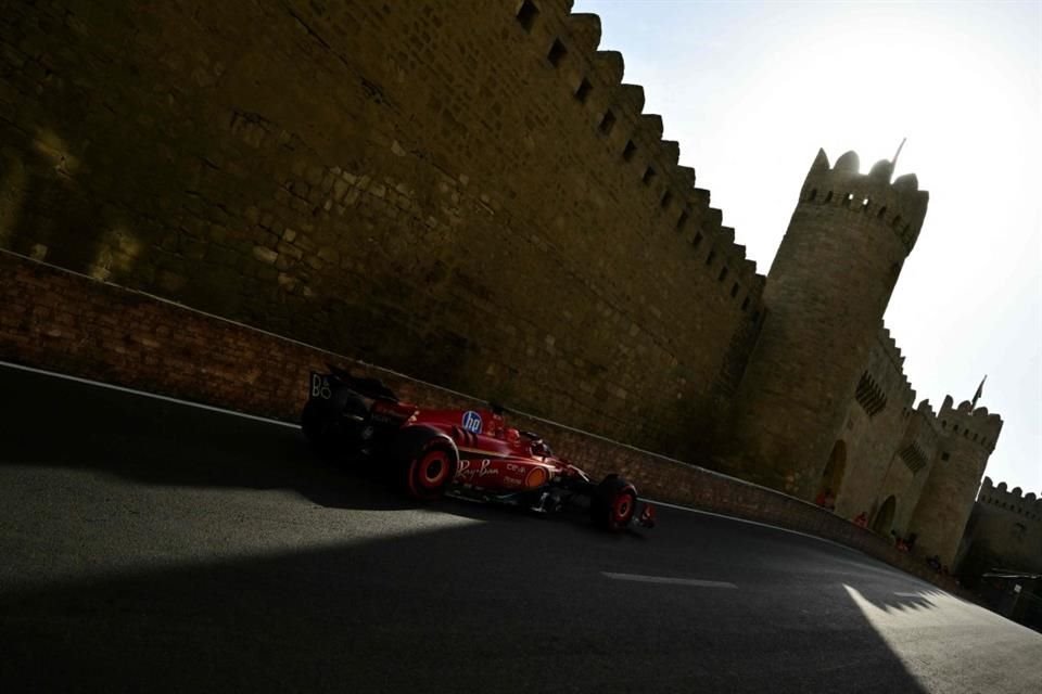 Leclerc dominó la qualy para el Gran Premio de Azerbaiyán.