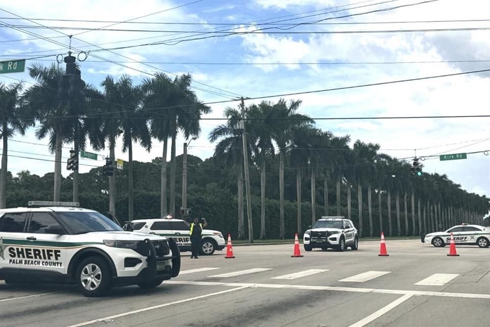 Las detonaciones fueron cerca de donde el republicano jugaba golf este domingo.