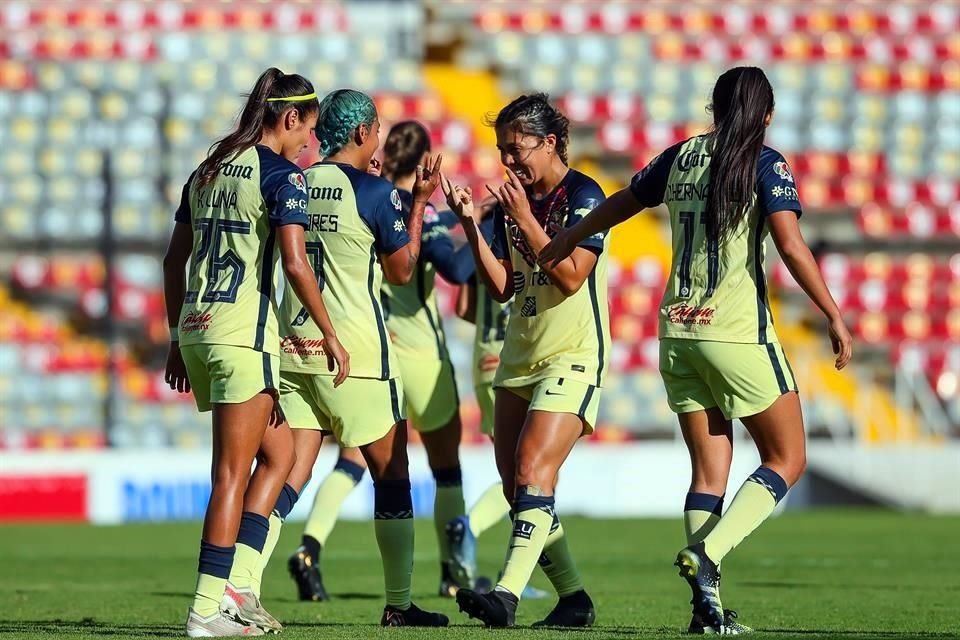 El América Femenil va invictó.