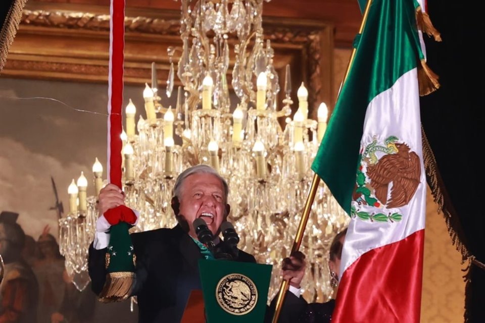 En su último Grito de Independencia, AMLO lanzó 25 arengas, entre las que incluyó a la 4T, a los trabajadores mexicanos y los migrantes.