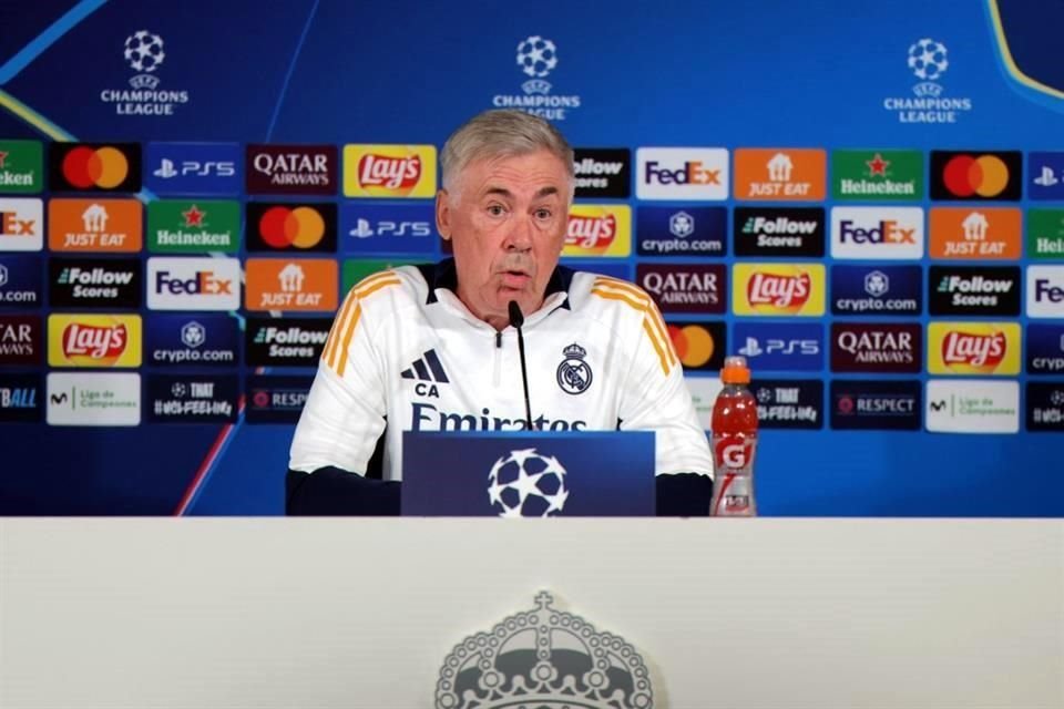 Carlo Ancelotti también informó de la baja de Brahim Díaz.