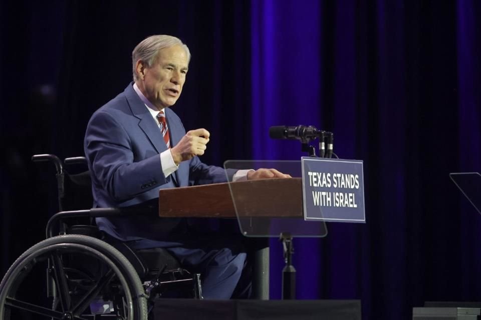 El Gobernador de Texas Greg Abbott durante un evento en Las Vegas el 5 de septiembre del 2024.