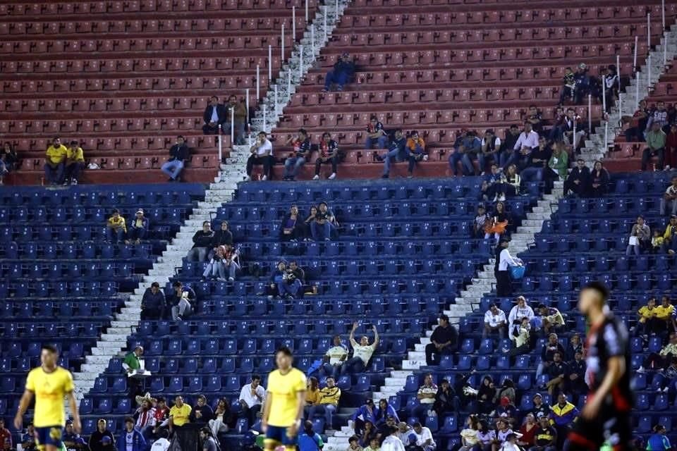 Al América le cuesta meter aficionados en el Ciudad de  los Deportes.