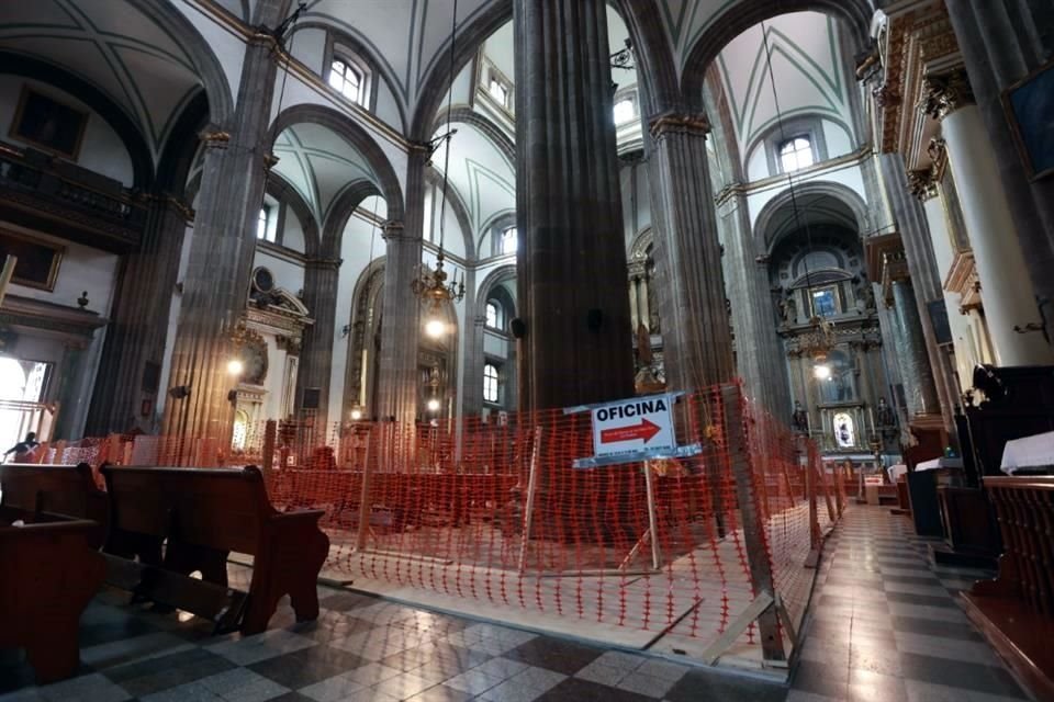 El Templo de San Felipe Neri (La Profesa) es uno de los beneficiarios del Programa Nacional de Reconstrucción 2024.