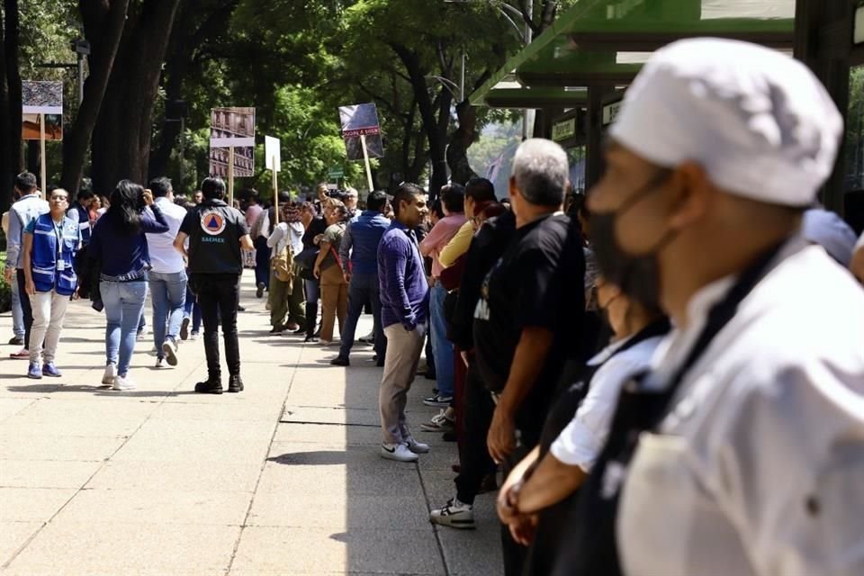 Tras el Simulacro Nacional, autoridades de la CDMX agradecieron la participación civil y destacaron la respuesta para labores de autocuidado.