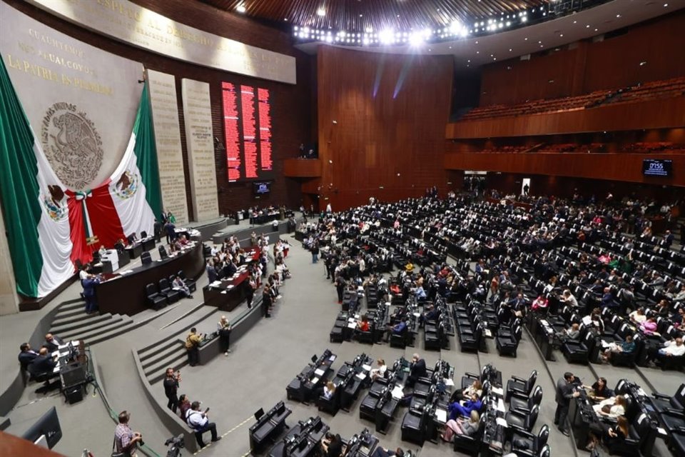  Pleno de la Cámara de Diputados discute la minuta de leyes secundarias de la reforma al Poder Judicial que fue aprobada en el Senado.