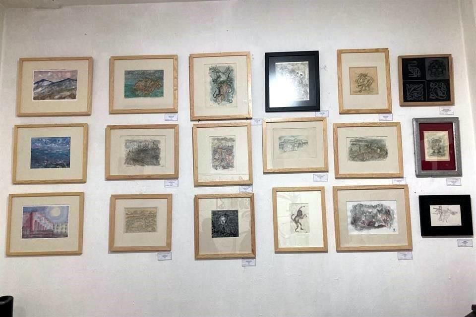 Aspecto de la muestra de Renato Robert que exhibe el espacio cultural ubicado en Tlatelolco.