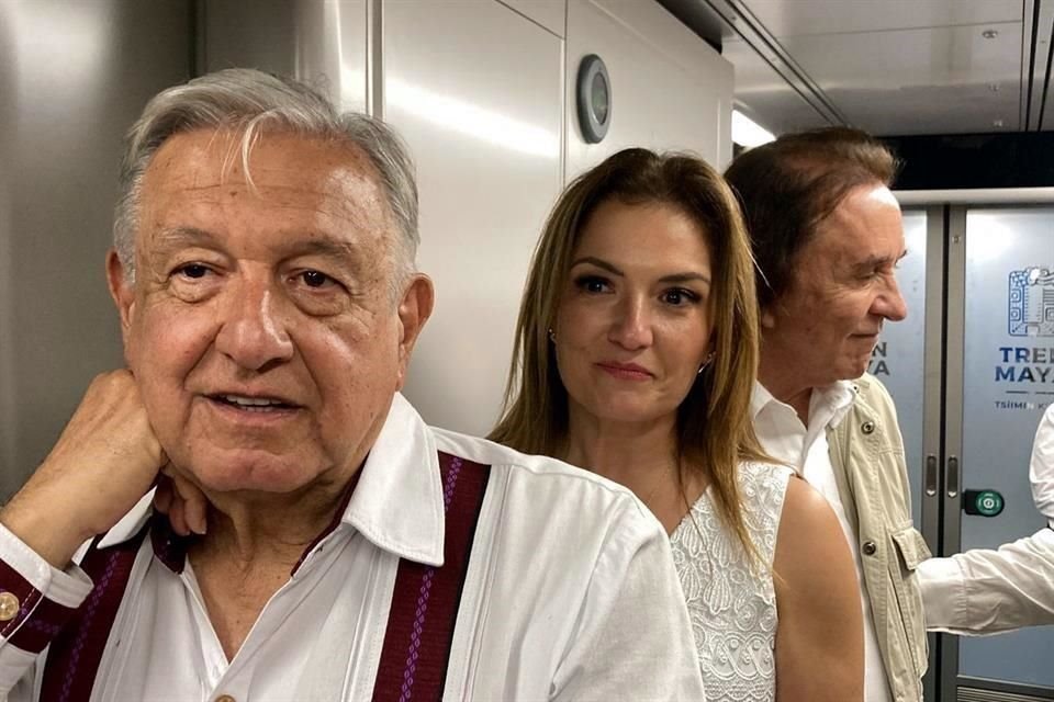 El Presidente López Obrador inauguró este viernes 20 de septiembre el tramo Cancún-Mérida del Tren Maya y un hotel en la zona arqueológica de Chichén Itzá.