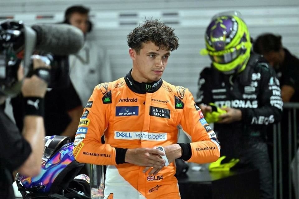 Lando Norris se quedó con la pole position en el Gran Premio de Singapur y reafirmó un buen día para McLaren.