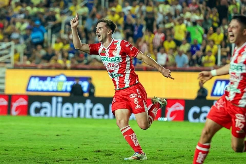 Agustín Palavecino marcó el gol del Necaxa.