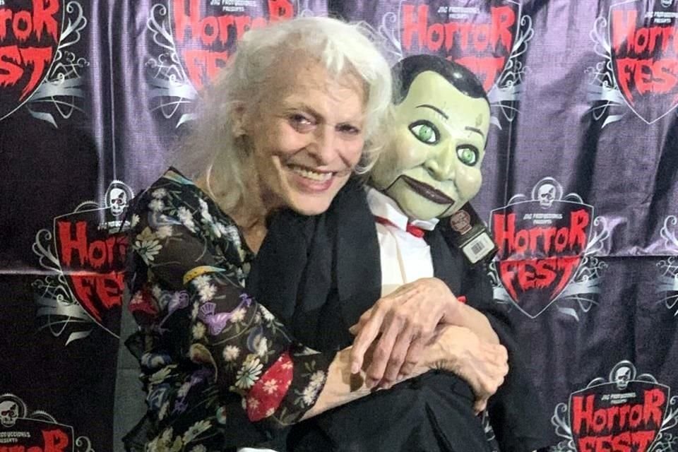 Judith Roberts es la estrella de la cinta de terror 'El Títere'.