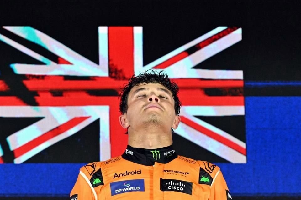 El británico Lando Norris le dará pelea a Max Verstappen por el título en el Campeonato de Pilotos.