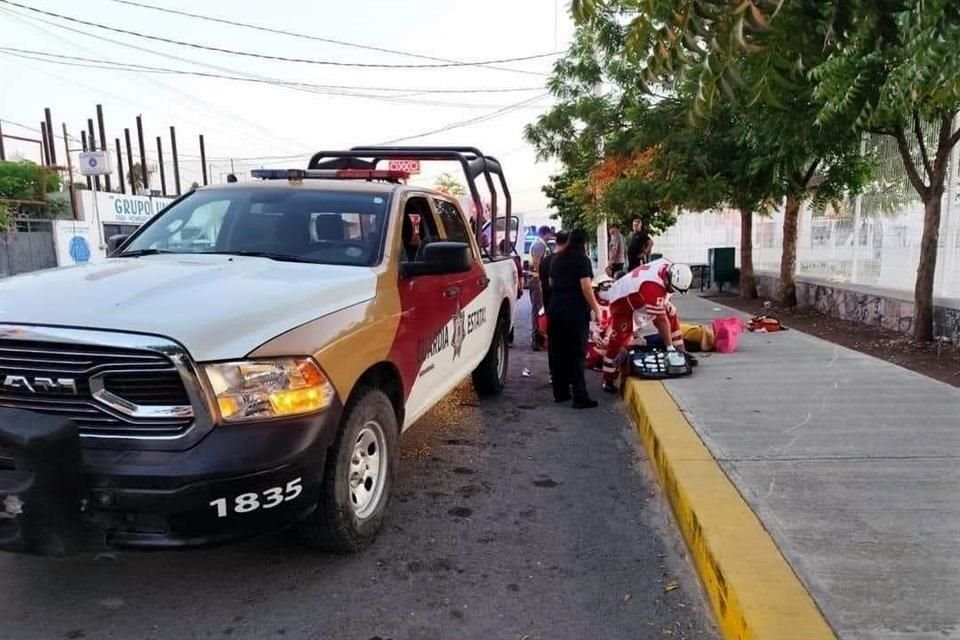 La Vocería de Seguridad Tamaulipas informó que la patrulla sufrió un desperfecto mecánico, lo que habría derivado en el accidente.