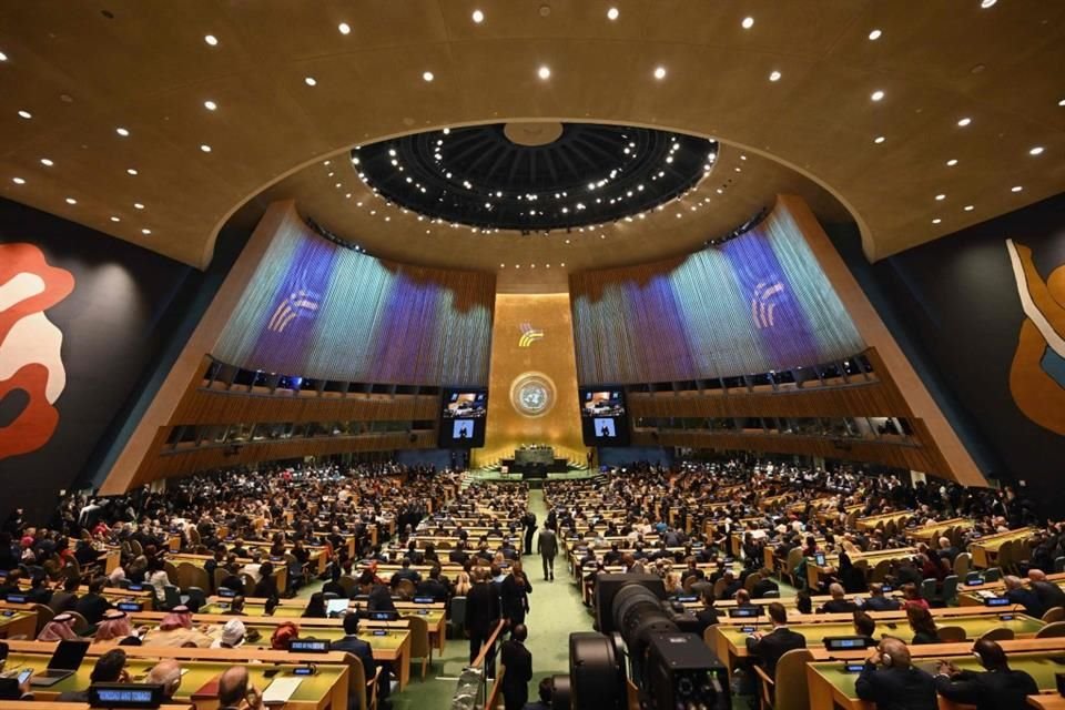 La Asamblea General de las Naciones Unidas en la Cumbre del Futuro, en Nueva York, el 22 de septiembre del 2024.