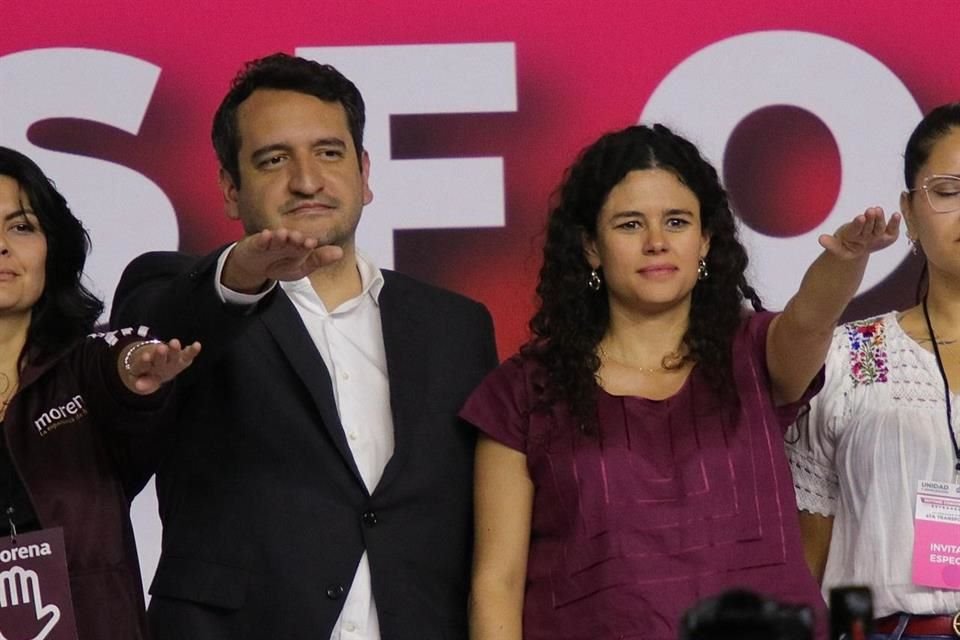 Alcalde Luján es la nueva presidenta de Morena y López Beltrán secretario de organización del partido.