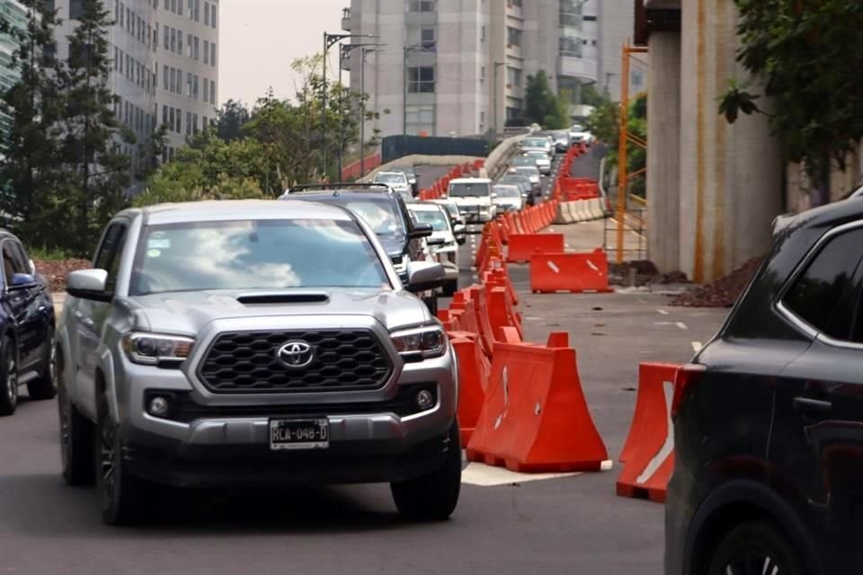 En puntos críticos el avance es a vuelta de rueda.