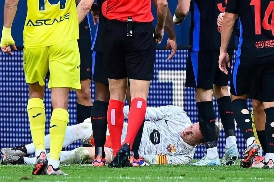 Marc-André Ter Stegen será operado de su rodilla derecha y estaría fuera de las canchas de siete a ocho meses.