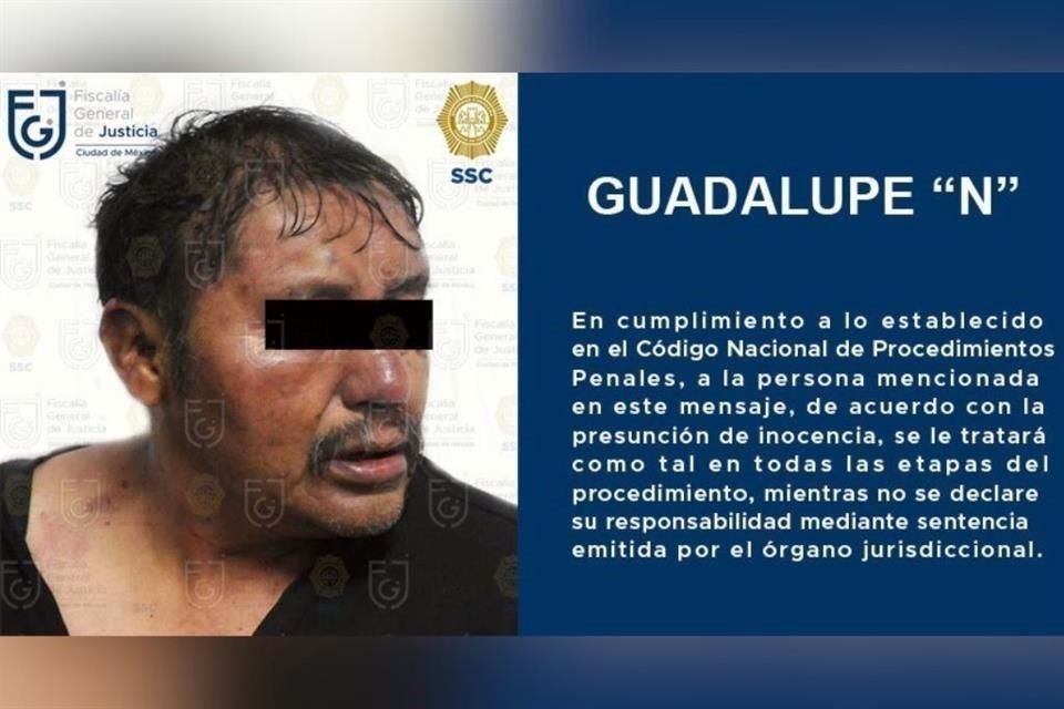 Guadalupe 'N' presuntamente disparó con una escopeta al jefe de Sector Topilejo, por lo que el elemento   de la SSC falleció.