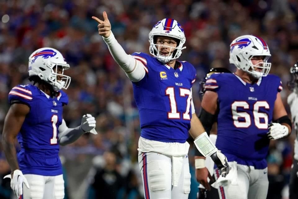 Josh Allen salió en plan grande y los Bills apalearon a los Jaguars.