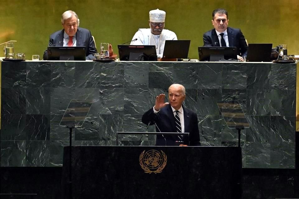 El Presidente Joe Biden afirmó que el mundo se encuentra en un punto de inflexión, en su último discurso ante la Asamblea General de la ONU.