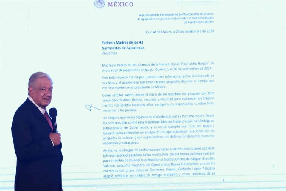 AMLO afirmó que miembros del Ejército no le tomaron el pelo en el caso Ayotzinapa y que han actuado contra militares que cometieron delitos.