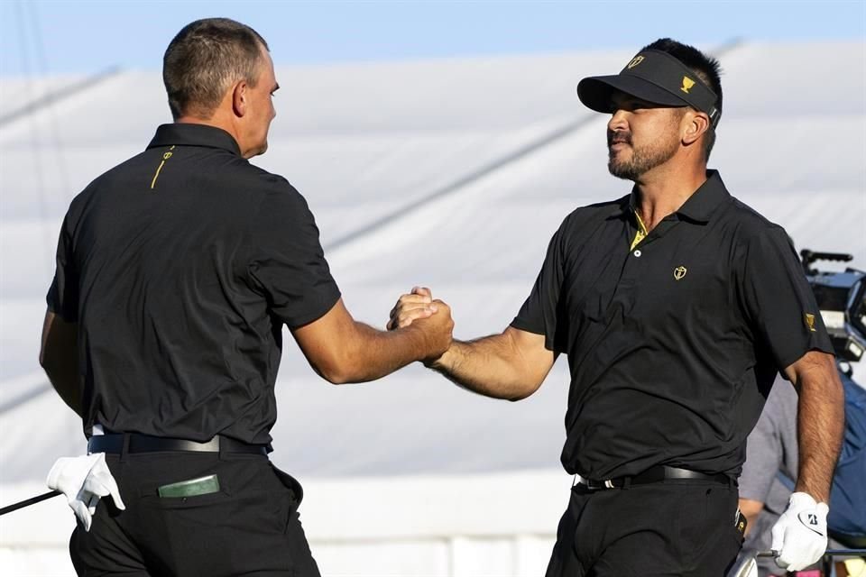 El equipo Internacional le regresó la cortesía a Estados Unidos en la Presidents Cup y los barrió para igualar 5-5.