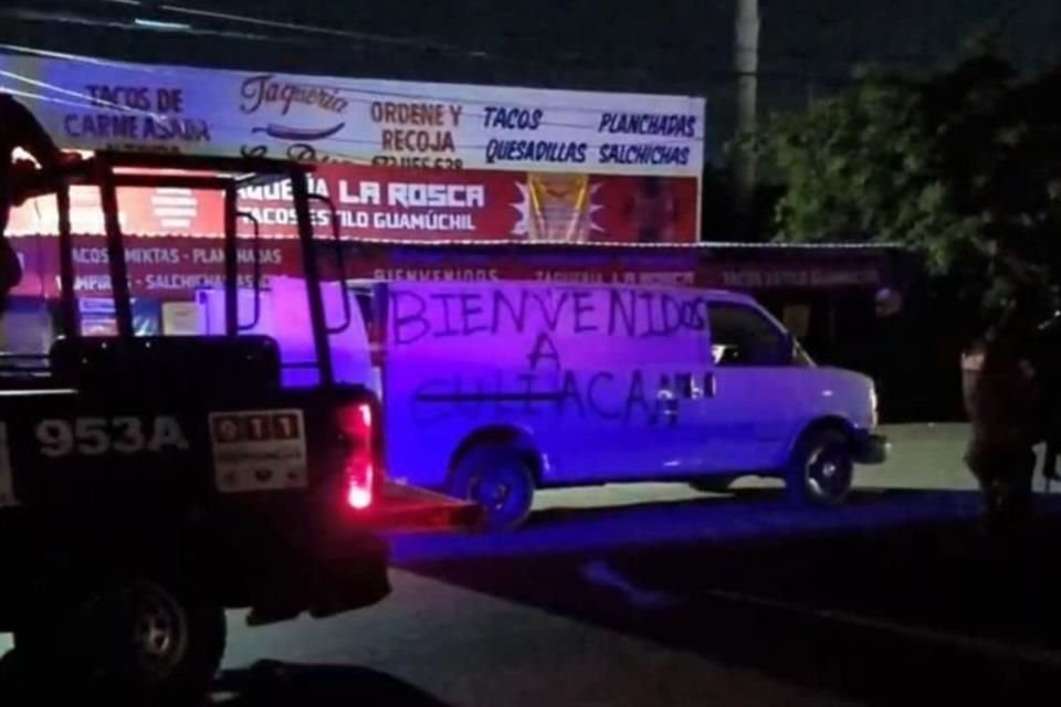 Tras visita de AMLO y Sheinbaum en Sinaloa, hallaron 6 cuerpos en fraccionamiento Alturas del Sur con leyenda 'Bienvenidos a Culiacán'.