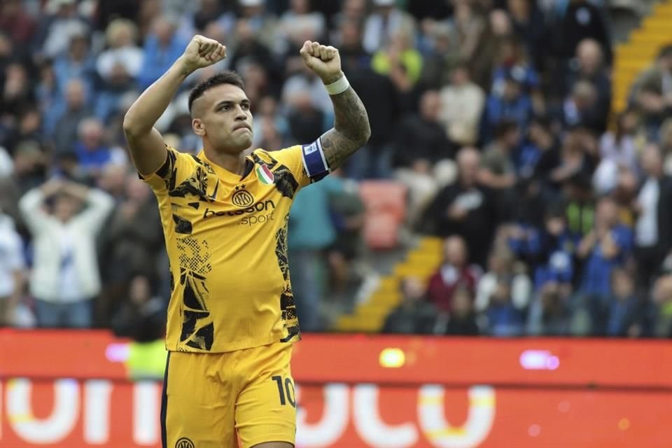 Lautaro Martínez puso fin a su mala racha sin anotar goles y marcó un doblete en el triunfo 3-1 del Inter de Milán sobre el Udinese.