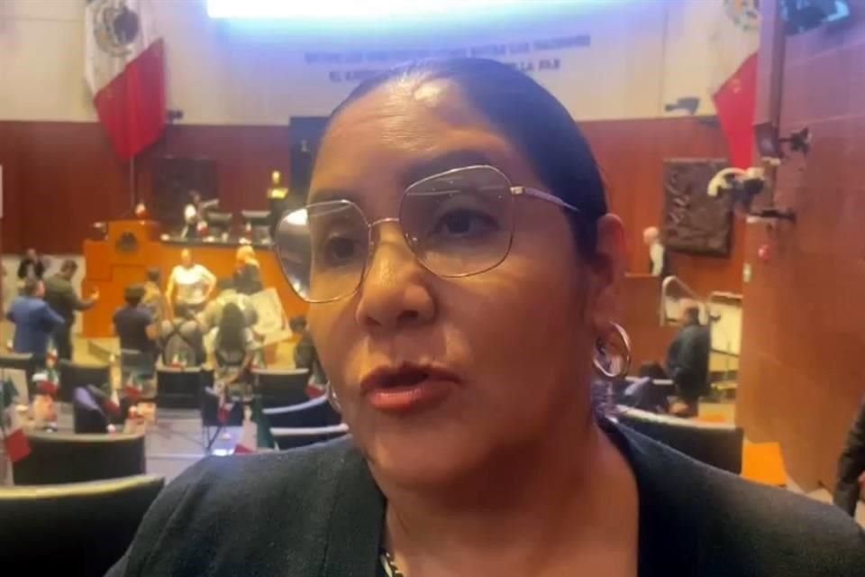 Claudia Tello, senadora de Morena.