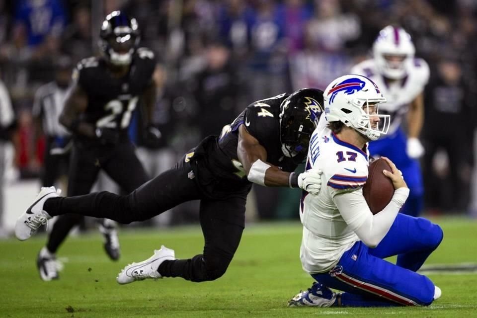 Baltimore acabó con el invicto de los Bills y Josh Allen.