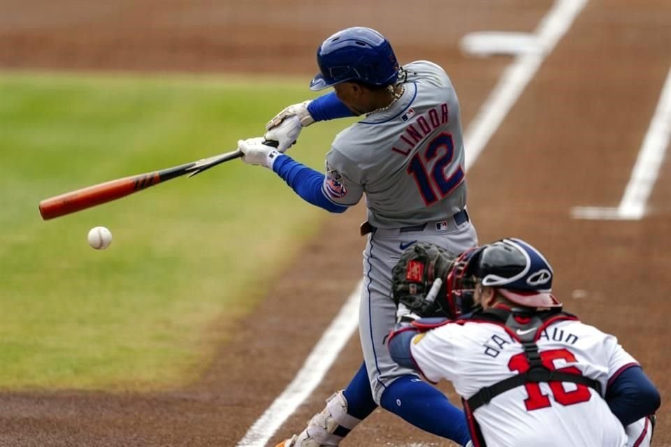 Francisco Lindor fue el responsable de darle a los Mets un importante triunfo.