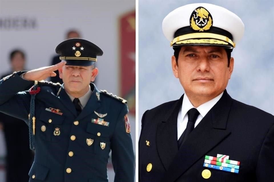 Enrique Covarrubias y José Barradas van como segundos al mando de la Defensa Nacional y de Marina, respectivamente.