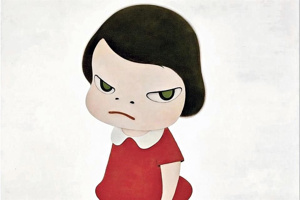 Nara Yoshitomo, llamó la atención por sentar un récord en el mercado del arte. Su propuesta en una primera vista puede parecer inocente, con sus personajes ingenuos combinado con estilo minimalista.