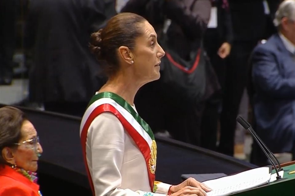 Primer discurso como Presidenta de la República Mexicana. 