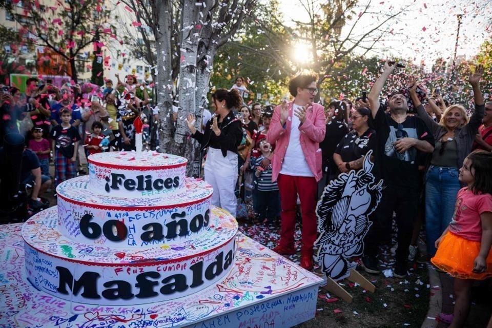 Como parte del festejo por los 60 años de Mafalda se organizaron actividades conmemorativas en Buenos Aires.