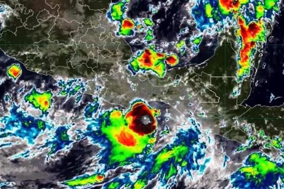 La depresión tropical 'Once-E' se formó frente a las costas del Pacífico mexicano, lo cual provocaría más lluvias en los próximos días.