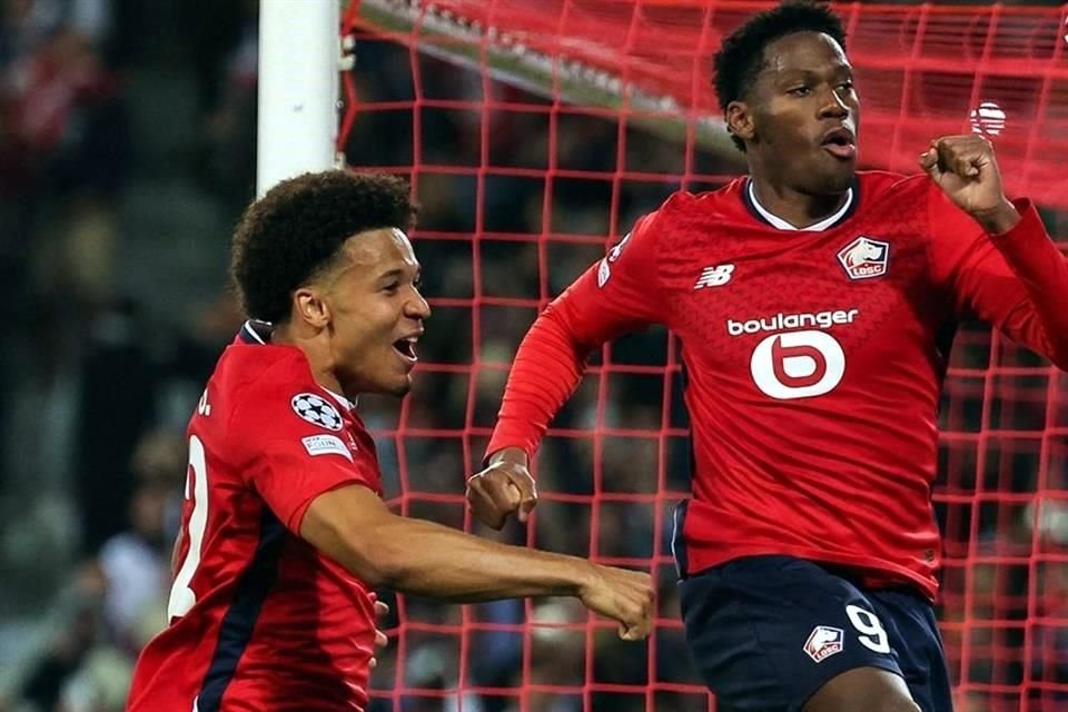 El Lille dio la campanada en Champions League, gracias al tanto de penal de Jonathan David.