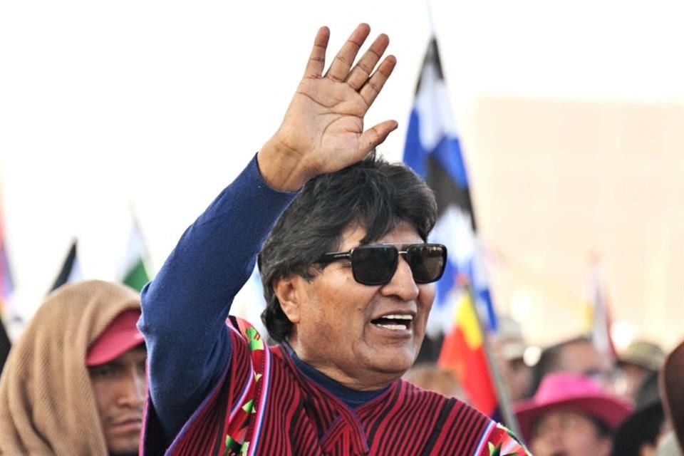 El ex Presidente Evo Morales durante una protesta en Bolivia, el 23 de septiembre del 2024.