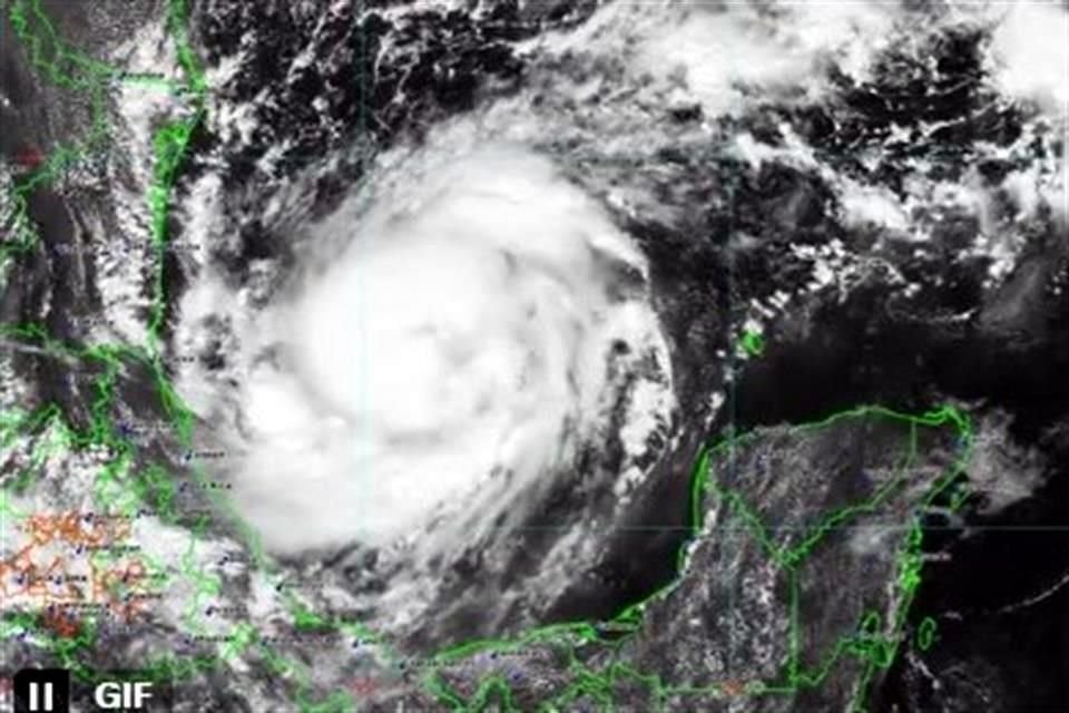 El punto más cercano a la tormenta es Cabo Rojo, Veracruz.