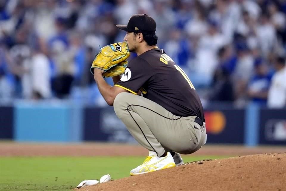 Yu Darvish brilló ante su ex equipo y dominó a la ofensiva de los dodgers.