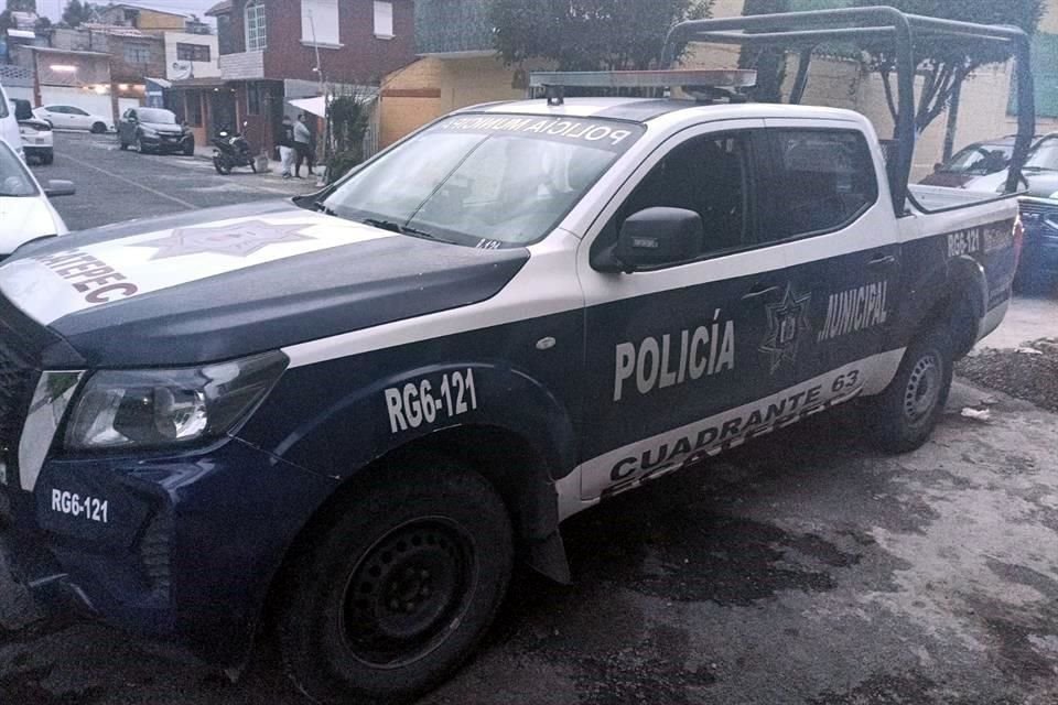 Tras alterar el orden, un grupo de personas robó una patrulla de Ecatepec, que fue localizada en los límites entre la CDMX y el Edomex.