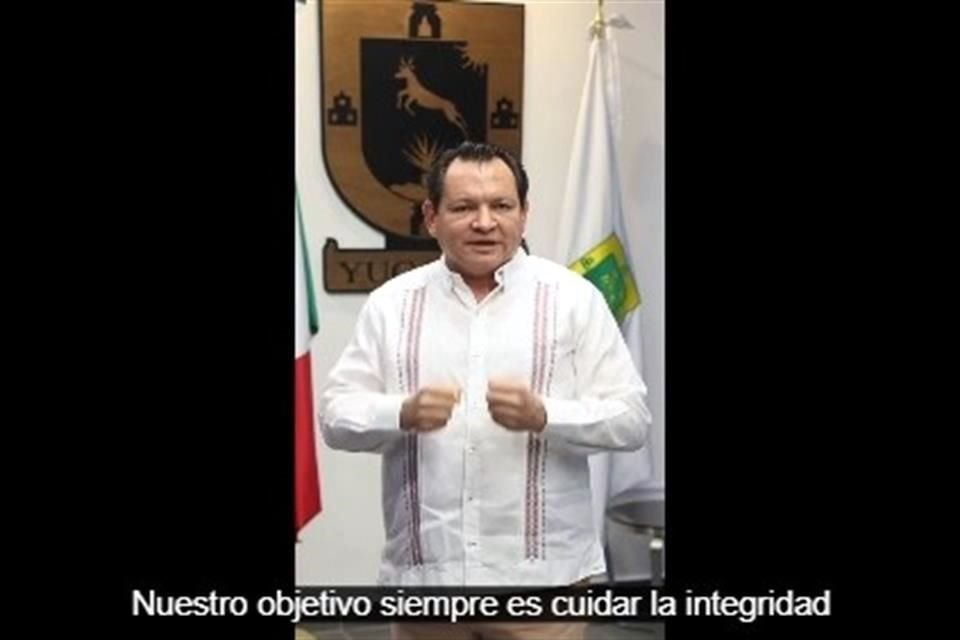 El Gobernador Díaz Mena anunció la adopción de las medidas preventivas en un video publicado en redes sociales.